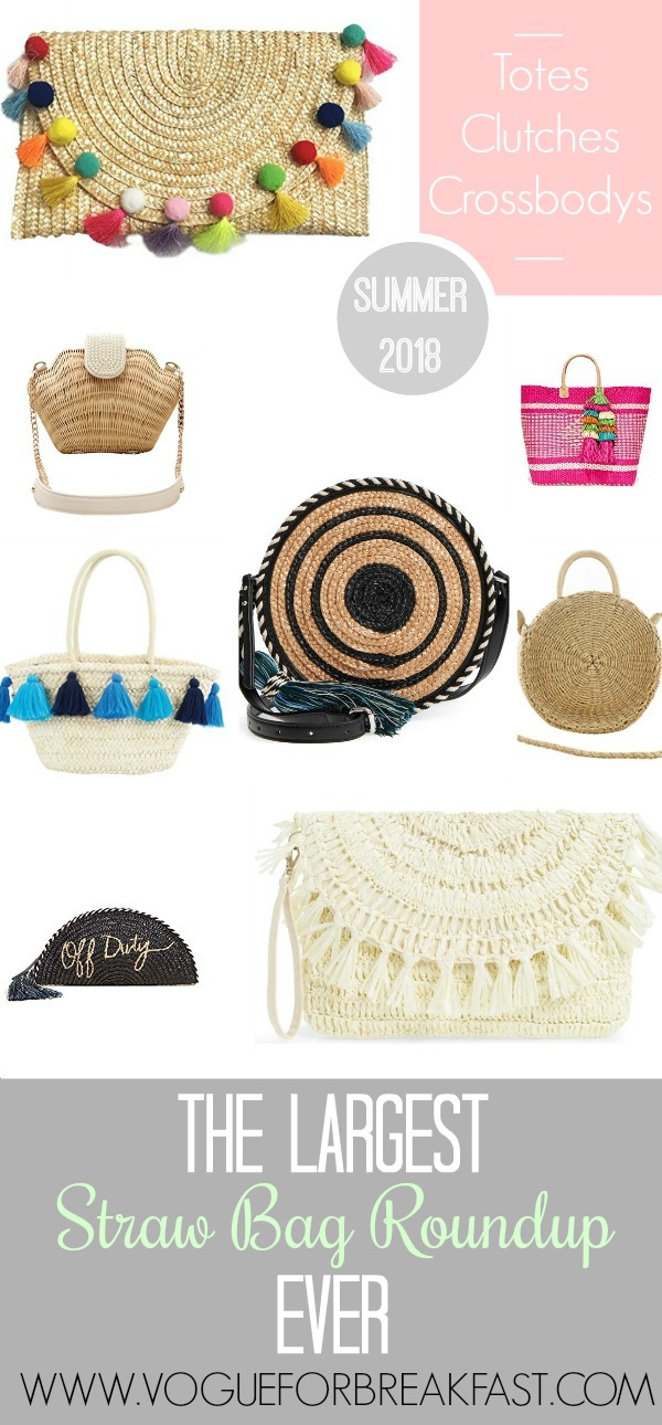 Largest Straw Bag Roundup Ever - Vogue for Breakfast